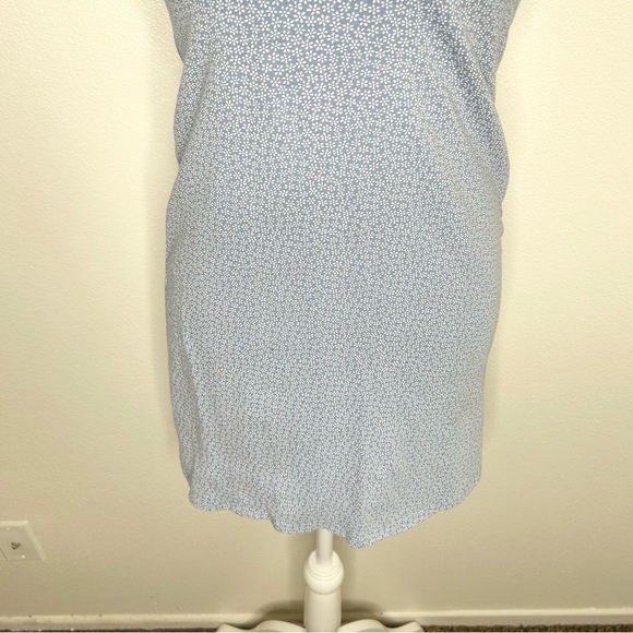 Brandy Melville Amara Light Blue Floral V-Neck Mini Sun Dress - One Size XS/S - Picture 4 of 10